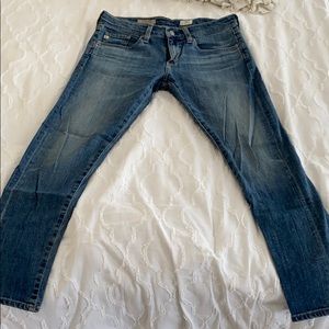 AG Nikki relaxed skinny crop
